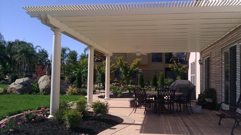Open Lattice Pergola in El Dorado Hills